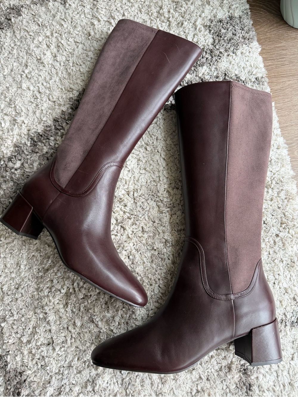 Cole Haan Serenna Tall Shaft Leather Dress Boot, Size 10